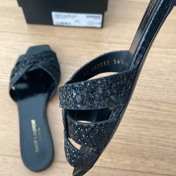 Saint Laurent Tribute Sandals - Picture 4 of 4